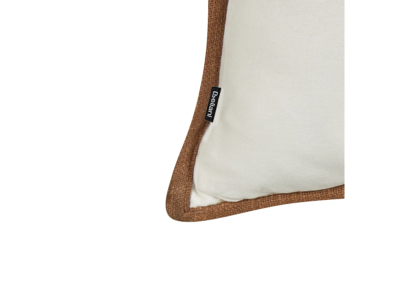 Conjunto de 2 almofadas decorativas IANTHE Algodão 45 x 45 cm Branco creme Sólido