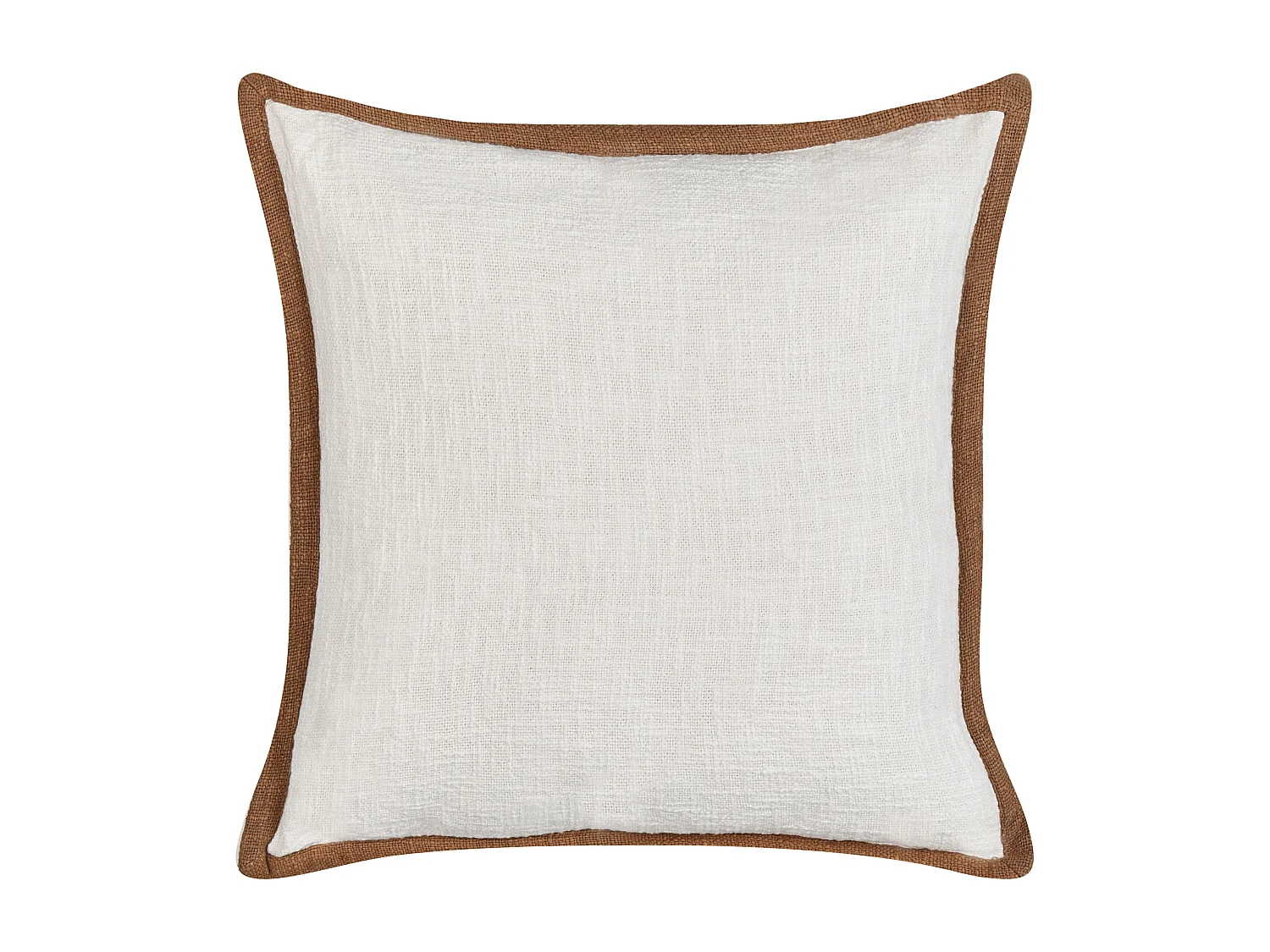 Lot de 2 coussins décoratifs IANTHE Coton 45 x 45 cm Blanc cassé Unicolore