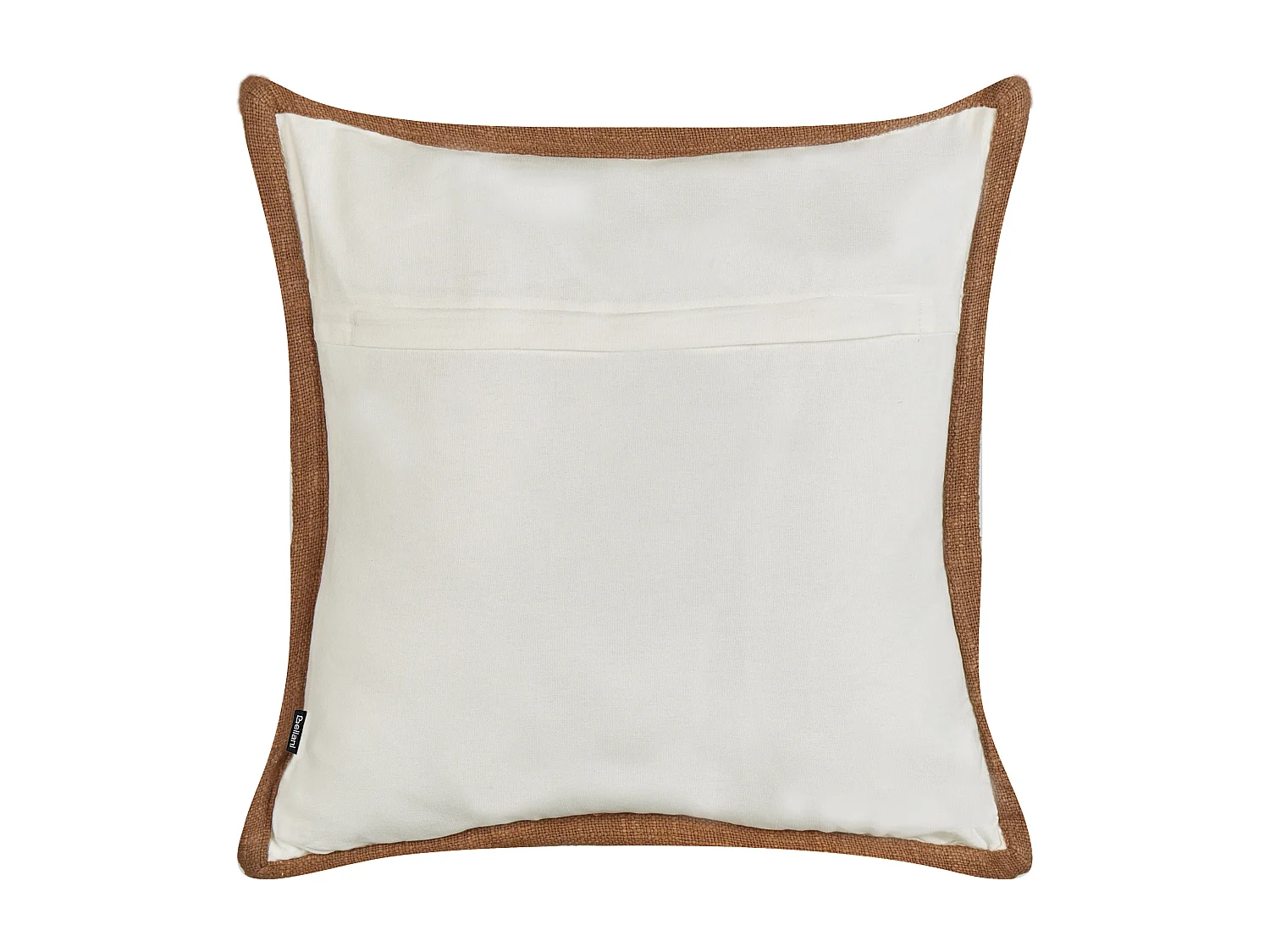 Lot de 2 coussins décoratifs IANTHE Coton 45 x 45 cm Blanc cassé Unicolore