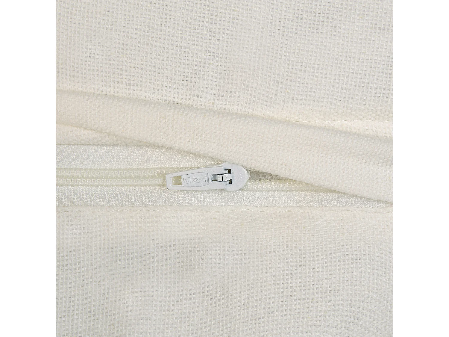 Lot de 2 coussins décoratifs IANTHE Coton 45 x 45 cm Blanc cassé Unicolore