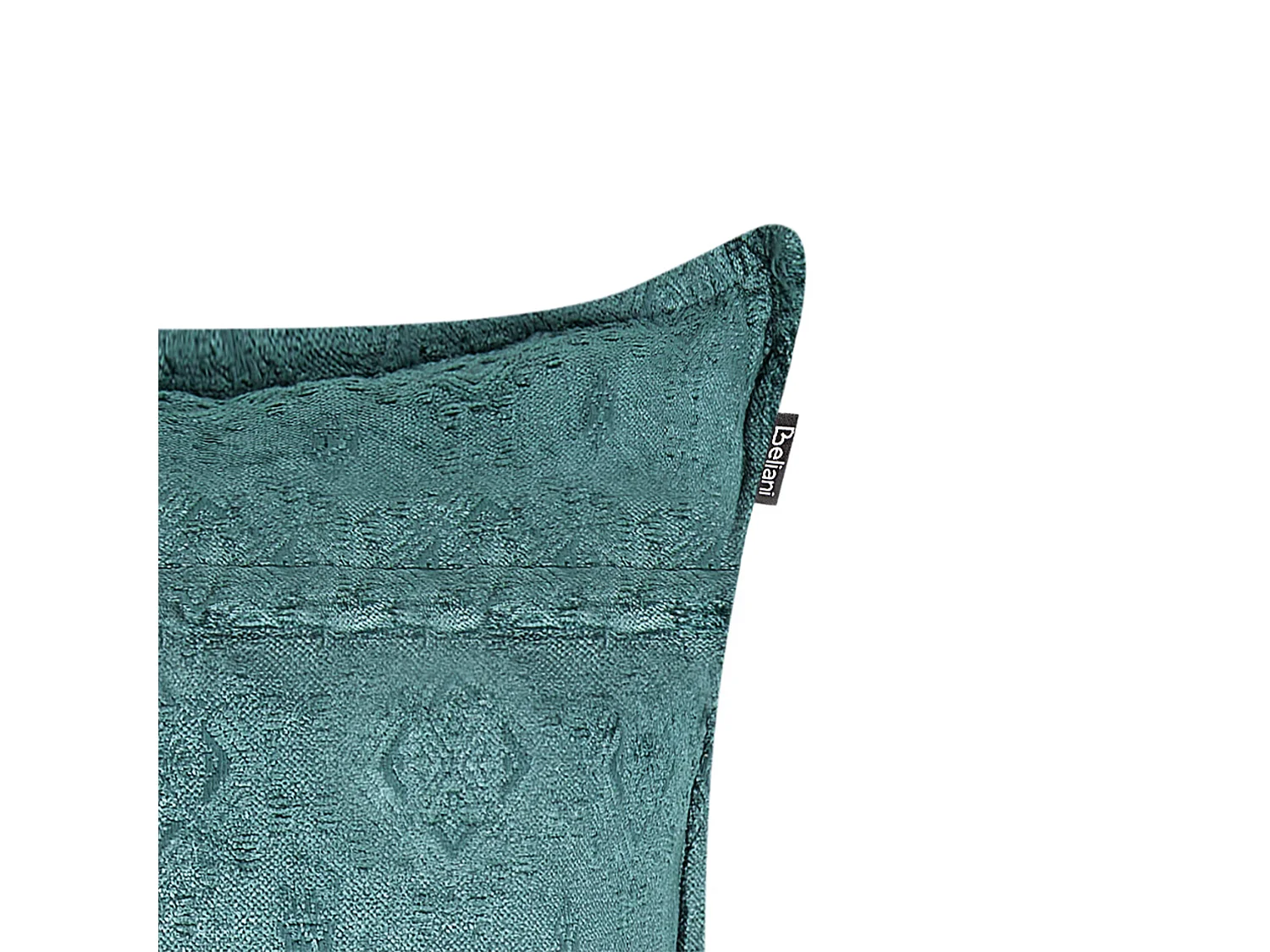 Lot de 2 coussins décoratifs VERPIS Coton 50 x 50 cm Bleu Unicolore