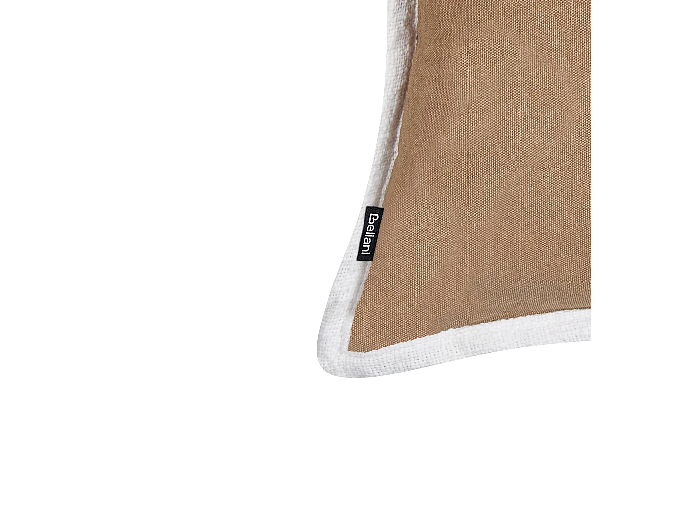 Lot de 2 coussins décoratifs IANTHE Coton 45 x 45 cm Marron Unicolore