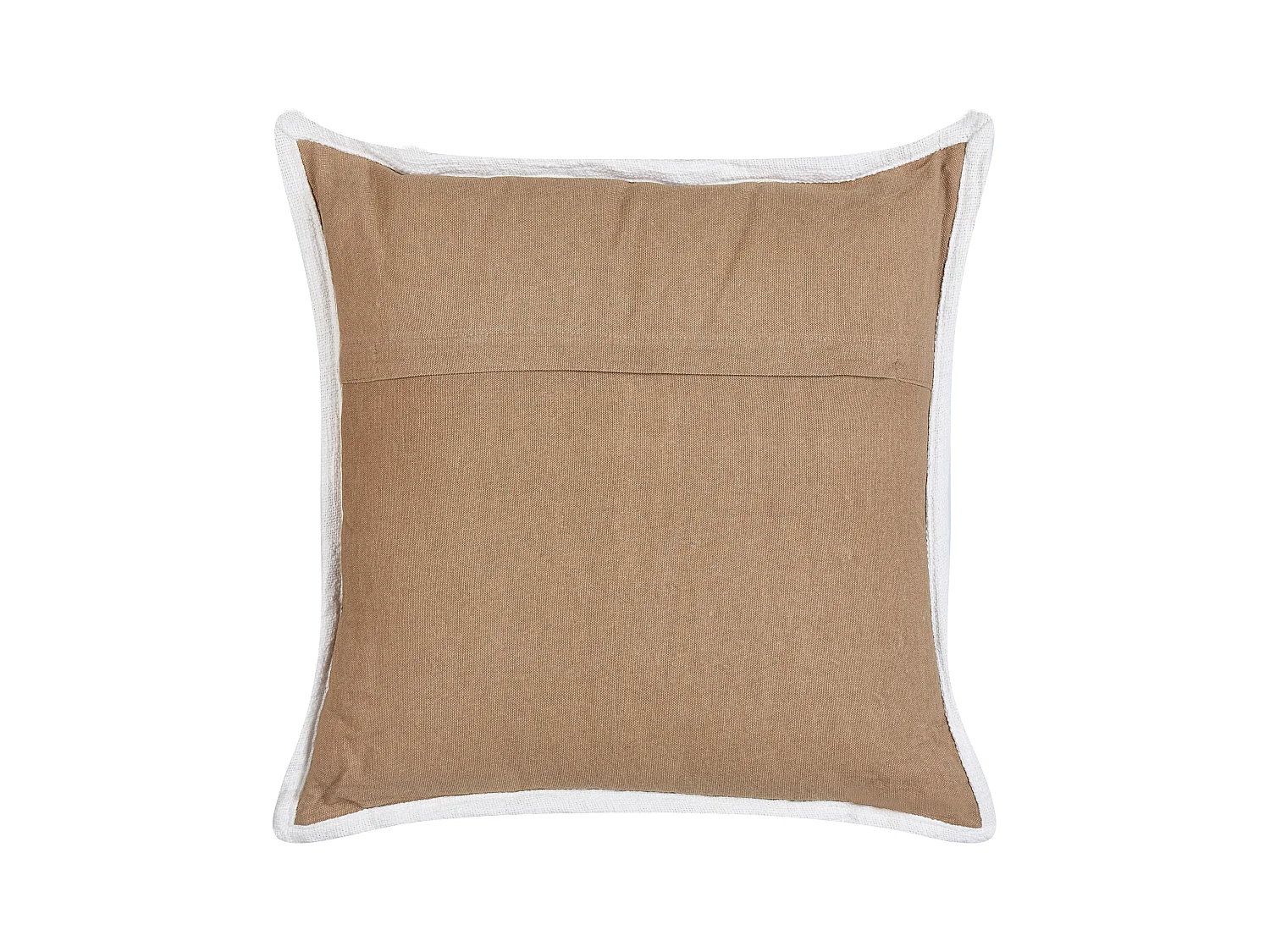 Lot de 2 coussins décoratifs IANTHE Coton 45 x 45 cm Marron Unicolore