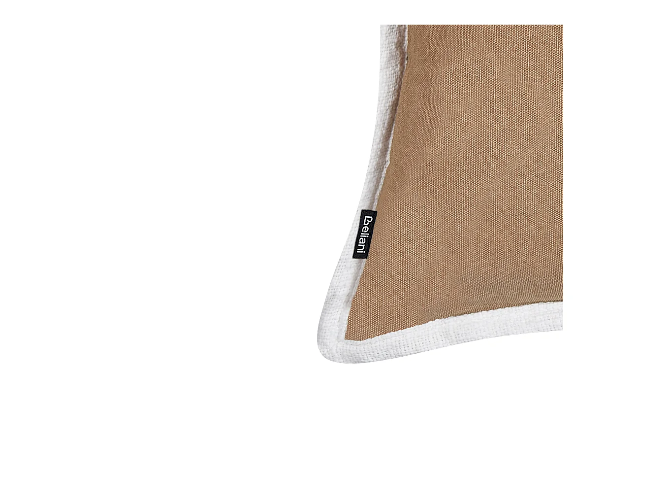 Lot de 2 coussins décoratifs IANTHE Coton 45 x 45 cm Marron Unicolore