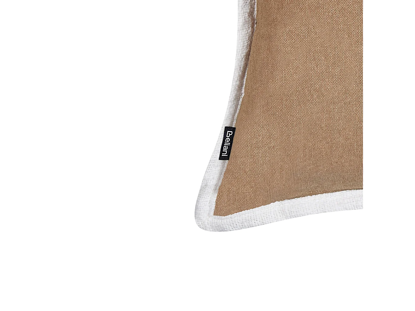 Lot de 2 coussins décoratifs IANTHE Coton 45 x 45 cm Marron Unicolore