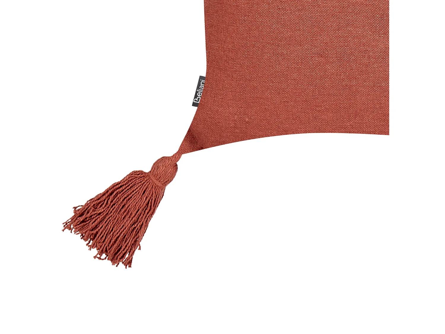 Set van 2 decoratieve kussens VALVARIA Katoen 30 x 50 cm Rood Chevron patroon