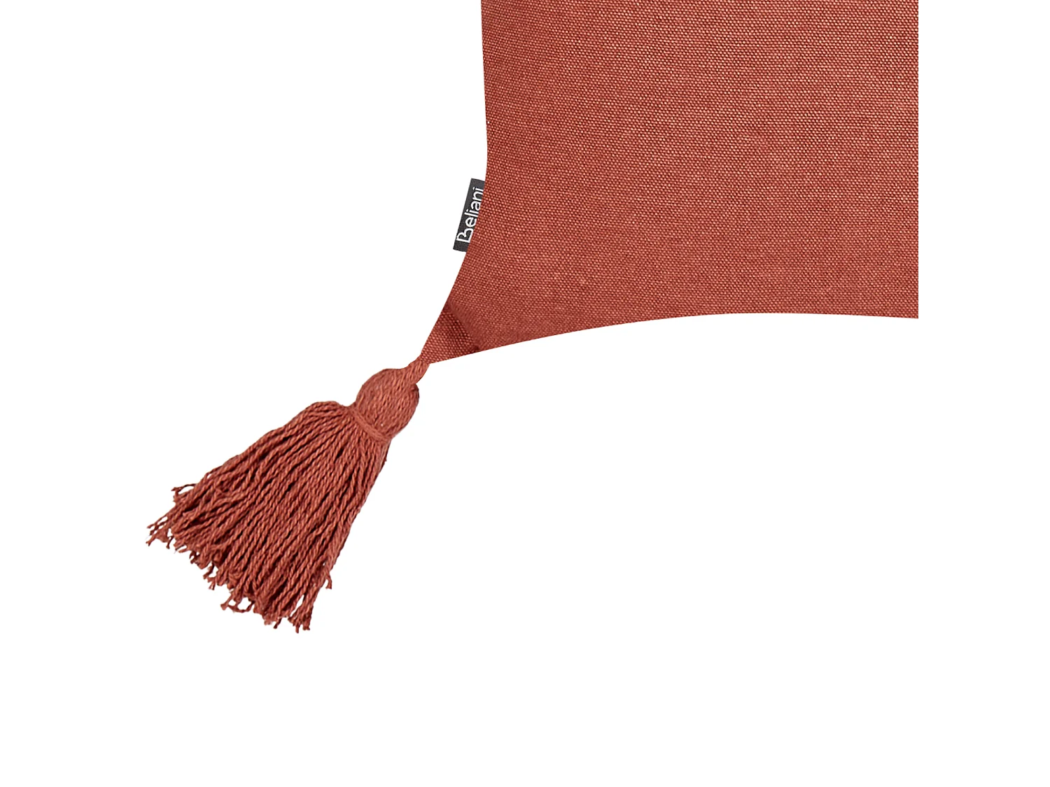 Conjunto de 2 almofadas decorativas VALVARIA Algodão 30 x 50 cm Vermelho Padrão chevrón