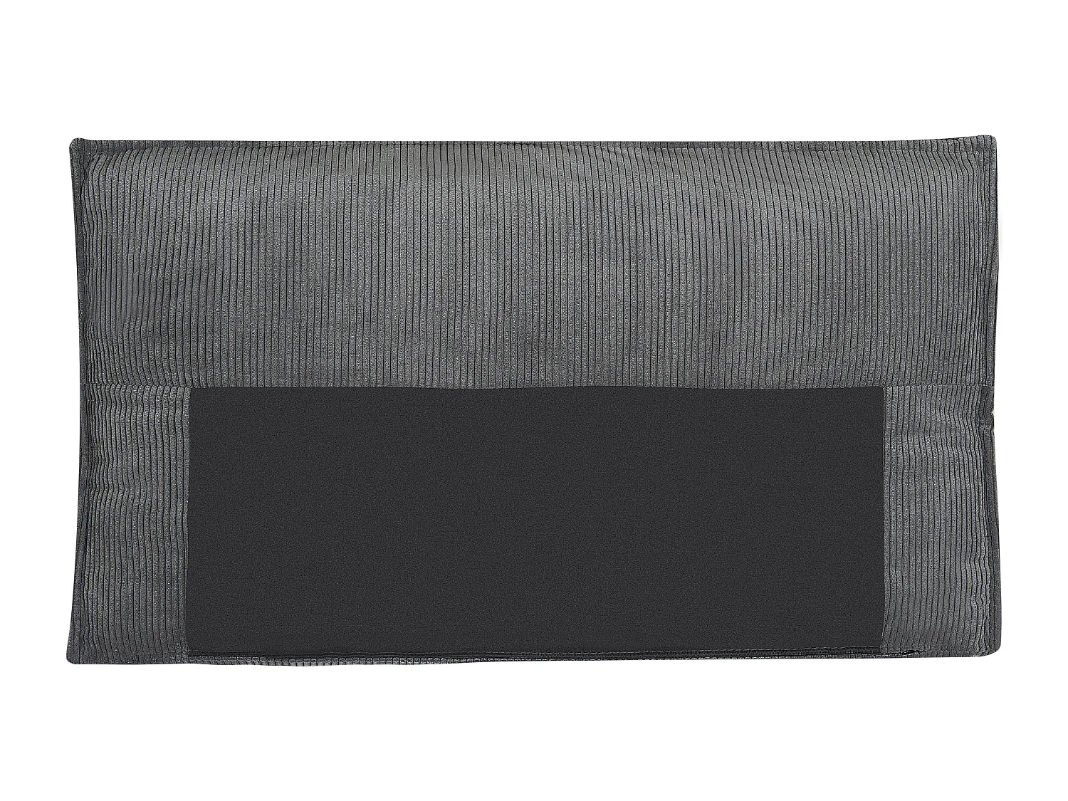 Canapé-lit Angle Gauche Extensible pour Couchage et Coussins Amovibles Rembourrés en Velours Côtelé Gris Graphite Abacka