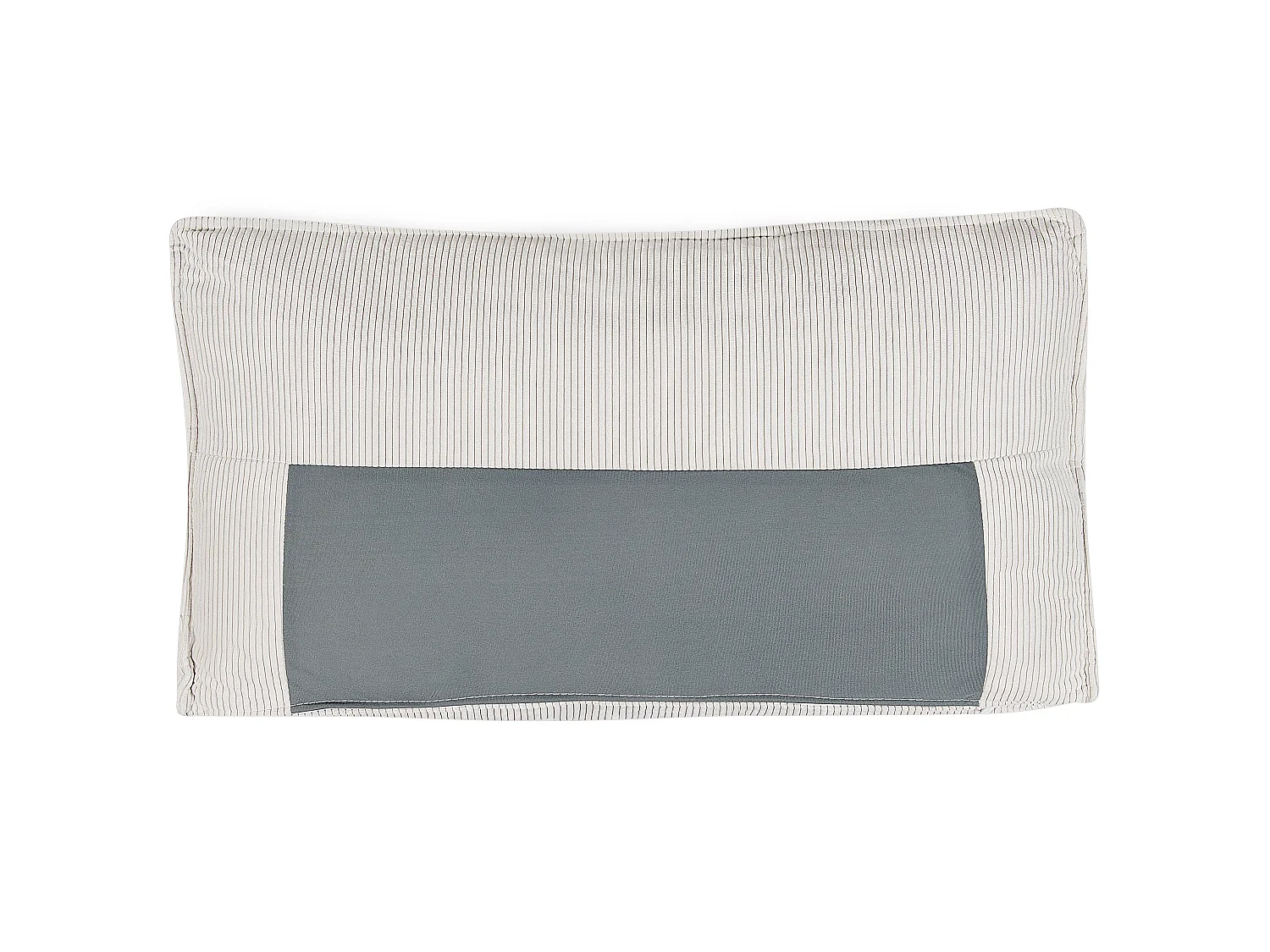 Corner Sofa Bed 3 Seater ABACKA Corduroy Off-White Left Hand