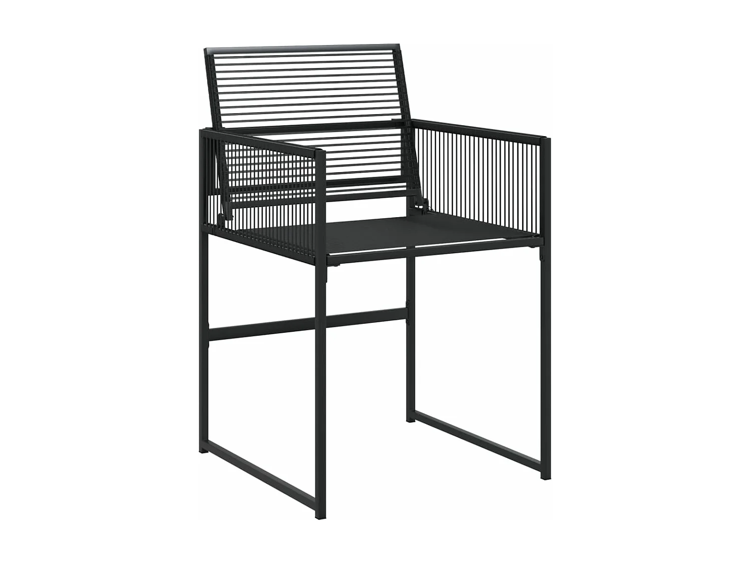 Ensemble à manger de jardin 13 pcs noir résine tressée