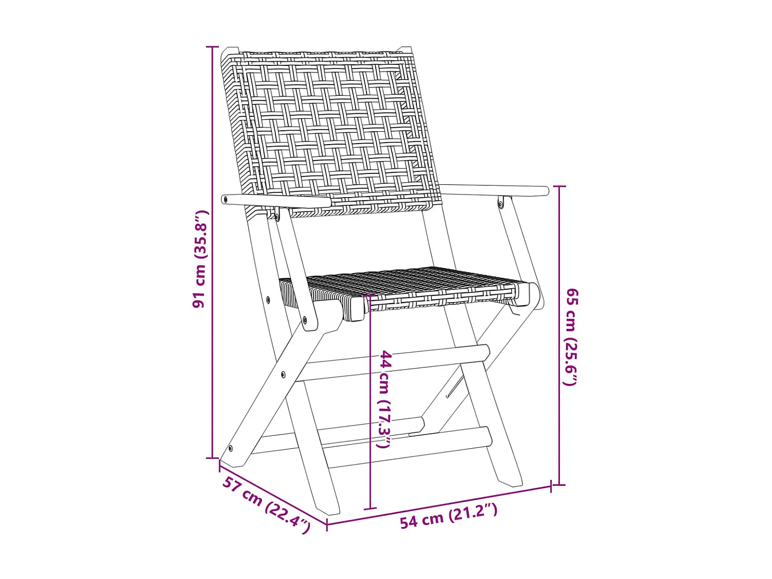 Ensemble de bistro 3 pcs beige résine tressée et bois massif