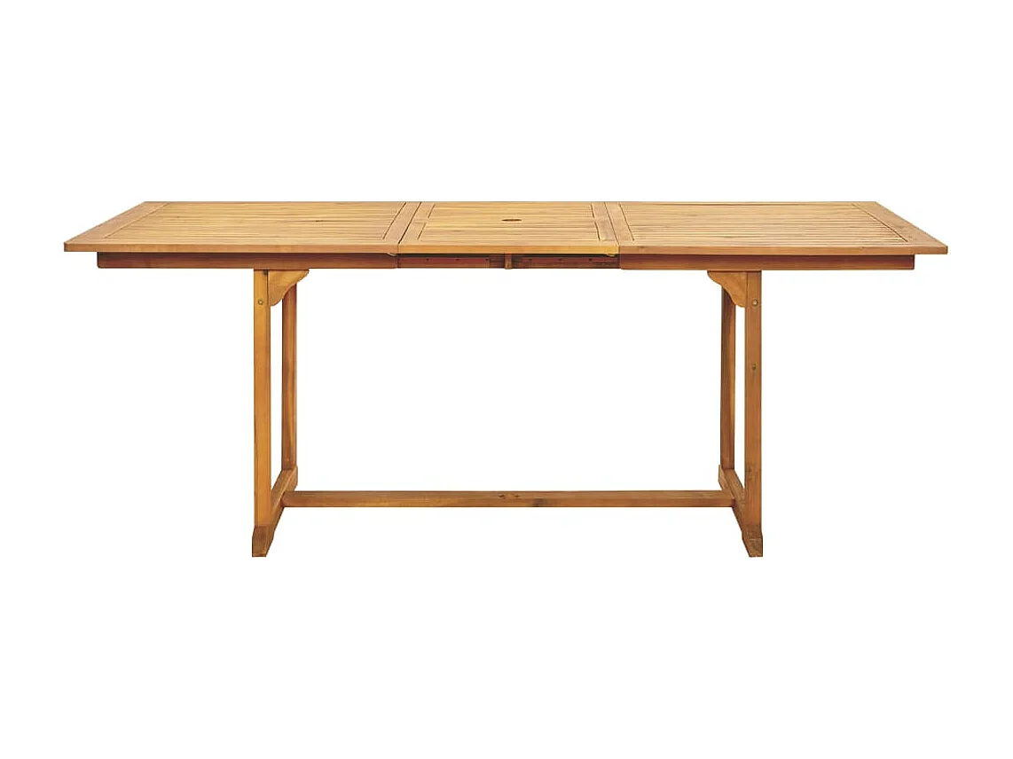 Ensemble à manger de jardin 7 pcs noir rotin et bois massif