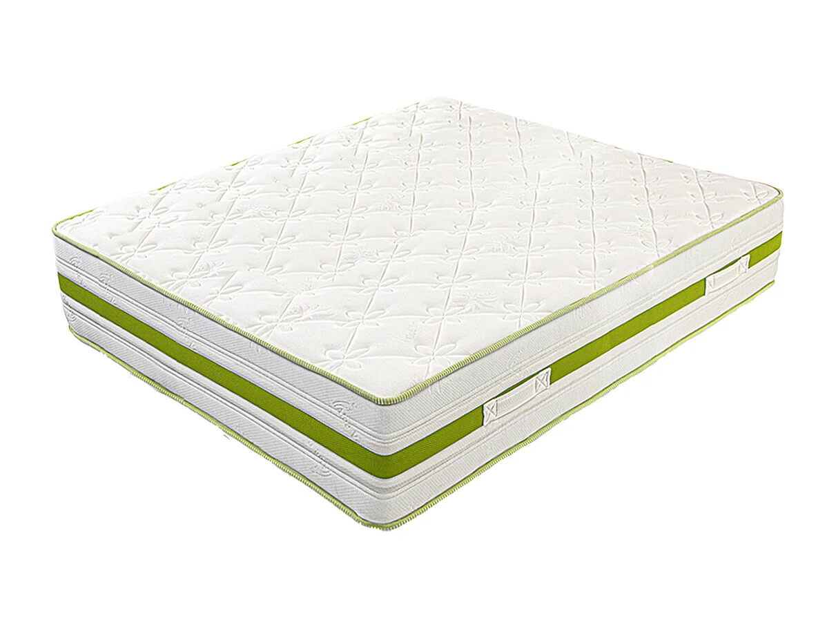 Matelas ZOULA 140x200 cm, réversible mémoire de forme, ferme, indépendance du couchage, certifié OEKO-TEX, épaisseur 30 cm