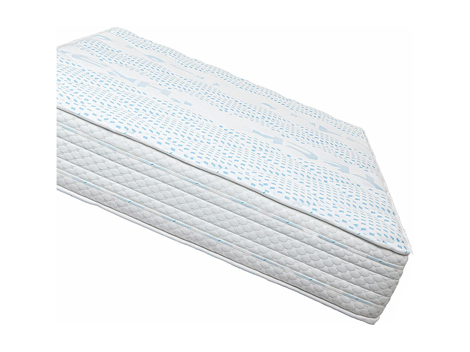 Matelas NILA Queen Size , réversible en mousse mémoire de forme, ferme, indépendance du couchage, avec face été/hiver - 160 x 200 x 24 cm