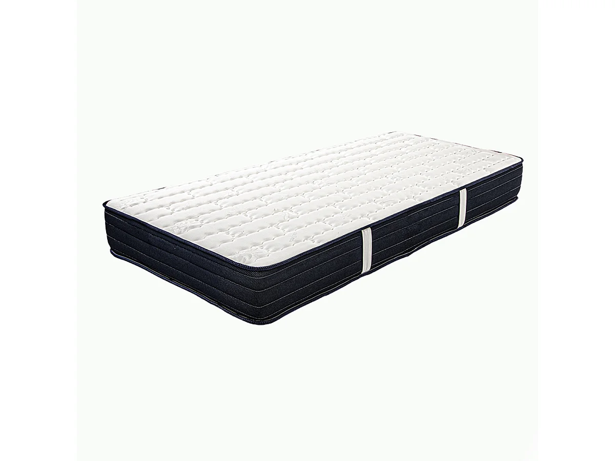 Matelas DORA 90x190 cm, réversible en mousse mémoire de forme haute adaptabilité et ergonomique, indépendance du couchage, épaisseur 20cm