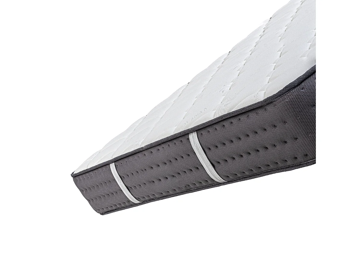 Matelas SOMI en mousse, réversible 3D face été/ hiver, mémoire de forme, indépendance du couchage - 140 X 190 X 20 cm