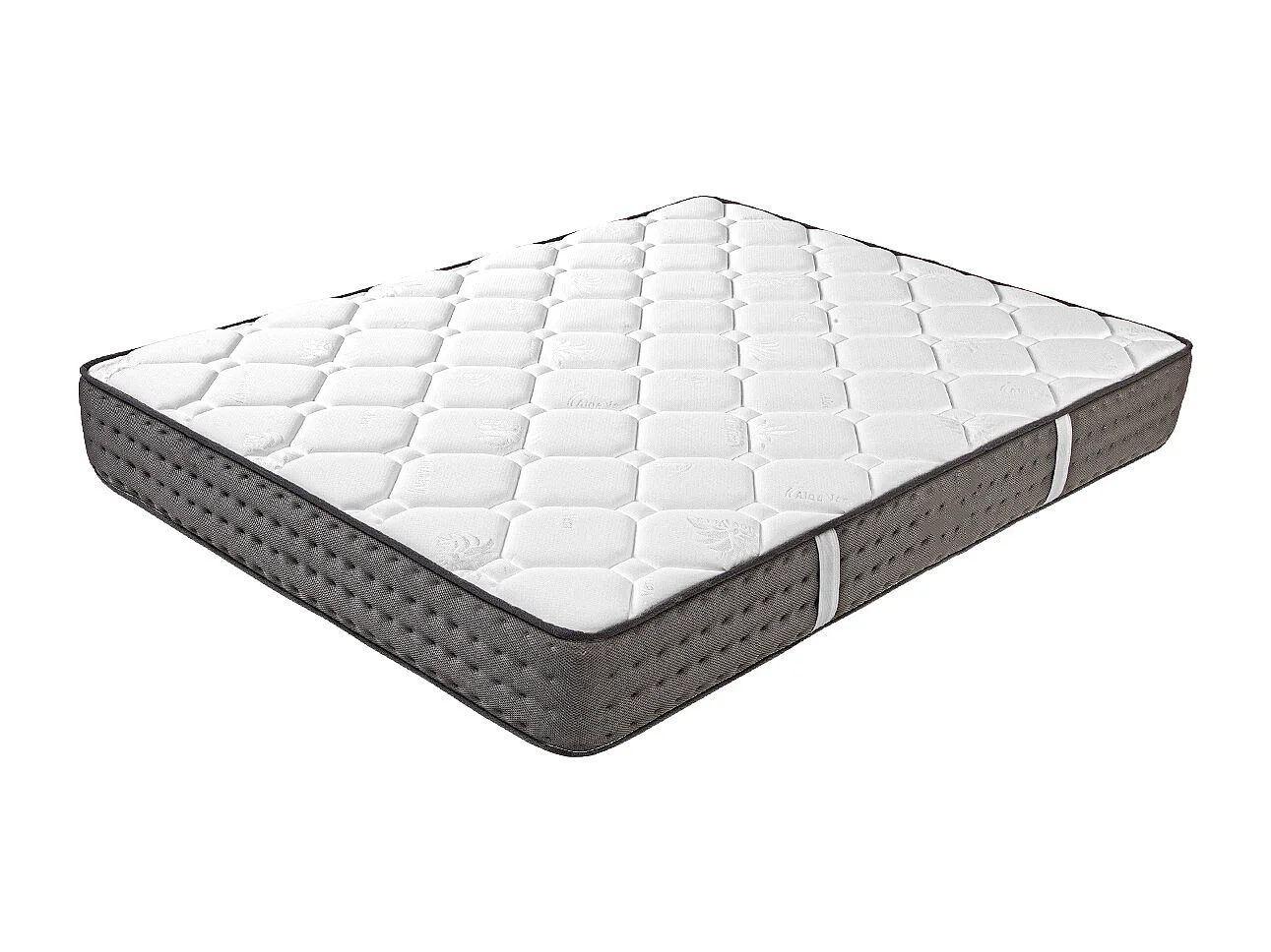 Matelas ELYA en mousse, réversible 3D avec face été/ hiver, mémoire de forme, indépendance du couchage - 140 X 190 X 20 cm