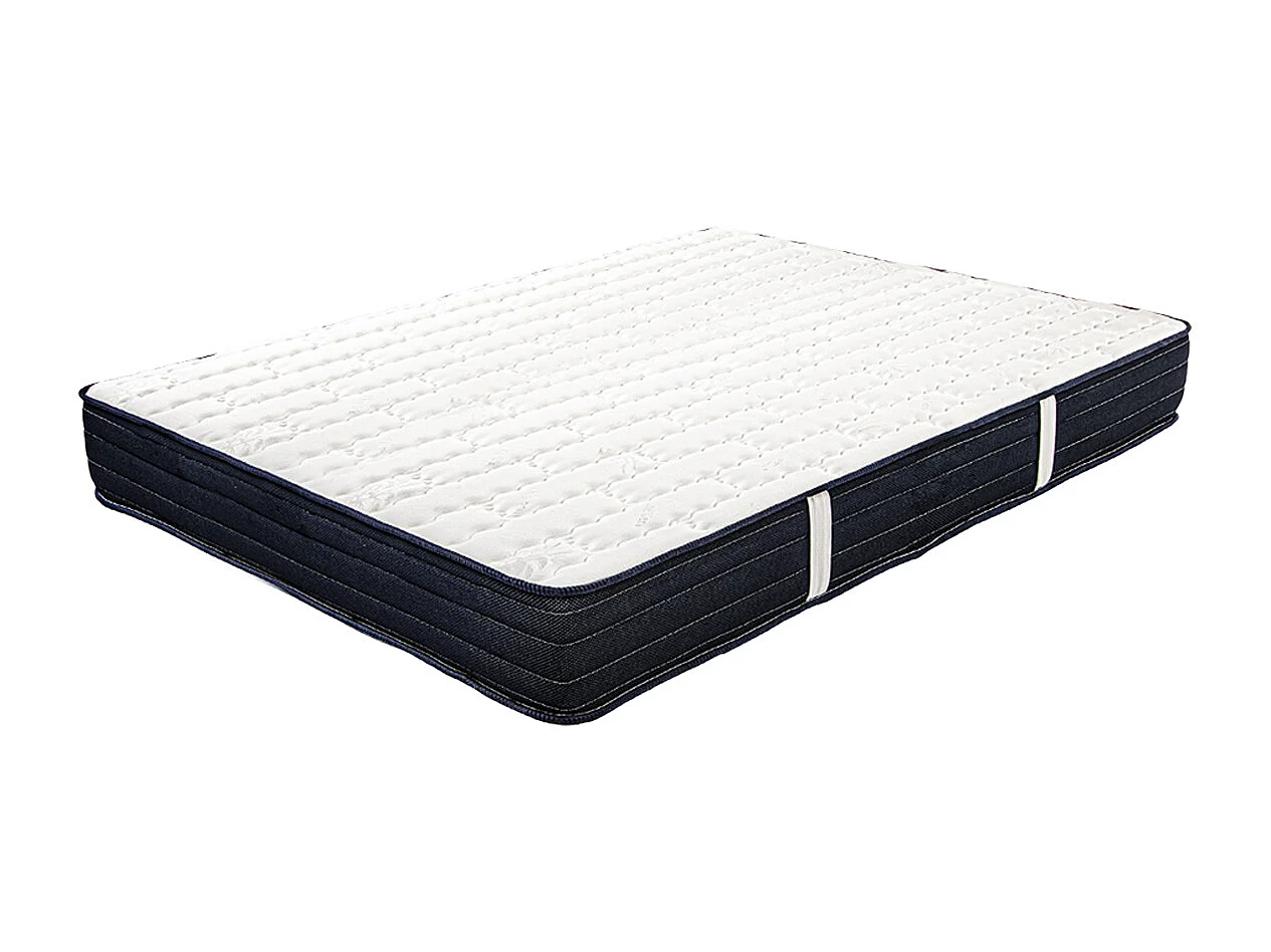 Matelas DORA Queen Size 160x200 cm, réversible en mousse mémoire de forme haute adaptabilité et ergonomique, indépendance du couchage, épaisseur 20cm