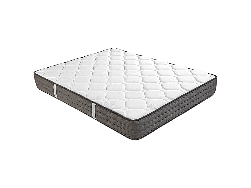 Matelas SAJA, réversible en mousse 3D, face été/ hiver, mémoire de forme, indépendance du couchage - 140 X 190 X 20 cm