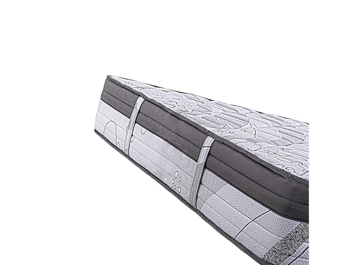 Matelas LANA, réversible mousse mémoire de forme, ferme, indépendance du couchage, avec face été/hiver 140x190x26cm