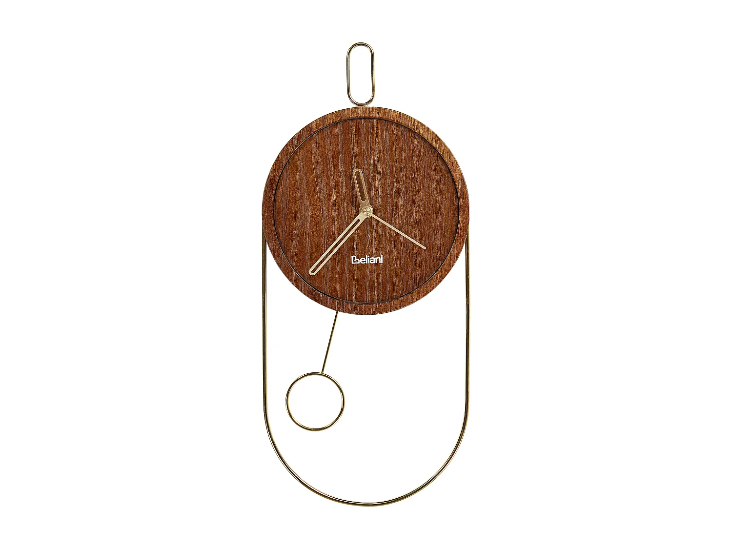 Reloj de pared SIERRE 20 cm Marrón oscuro