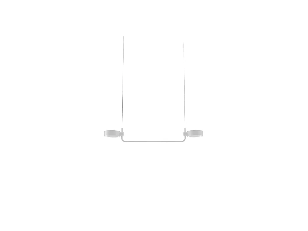 Zafferano SUPER O Wiederaufladbare und dimmbare weiße LED-Pendelleuchte