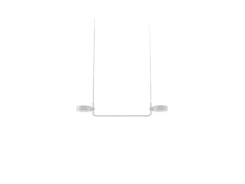 Zafferano SUPER O Wiederaufladbare und dimmbare weiße LED-Pendelleuchte