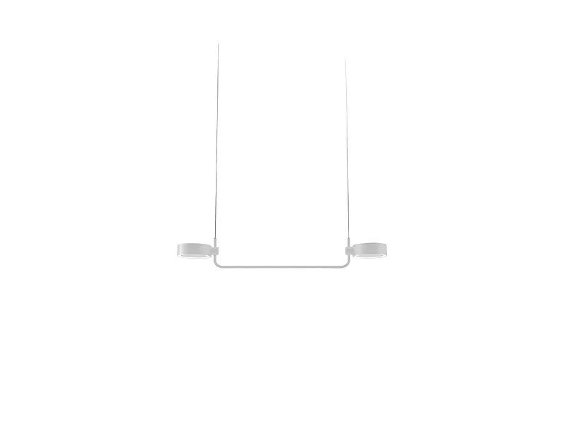 Zafferano SUPER O Luminária pendente LED branca recarregável e regulável