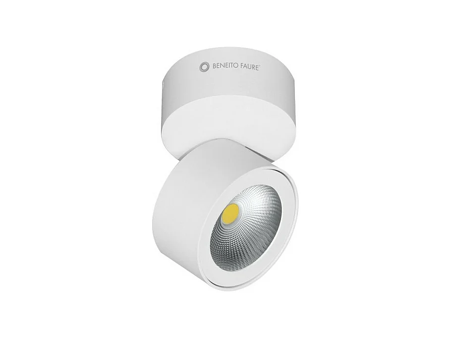 Applique LED ronde orientable Concord tricolore 14w blanche