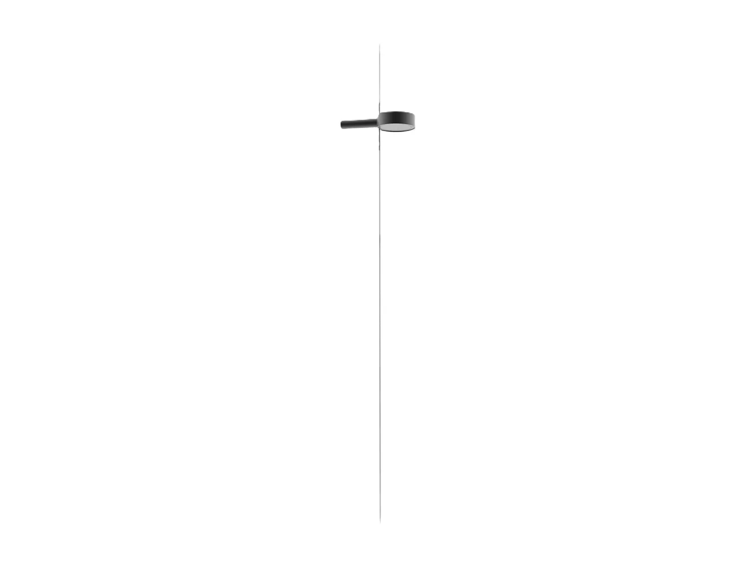 Zafferano SUPER O Czarna lampa wisząca LED z możliwością ładowania i ściemniania - 1 moduł świetlny