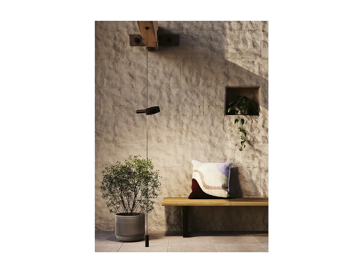 Zafferano SUPER O Wiederaufladbare und dimmbare weiße LED-Hängelampe - 2 Lichtmodule