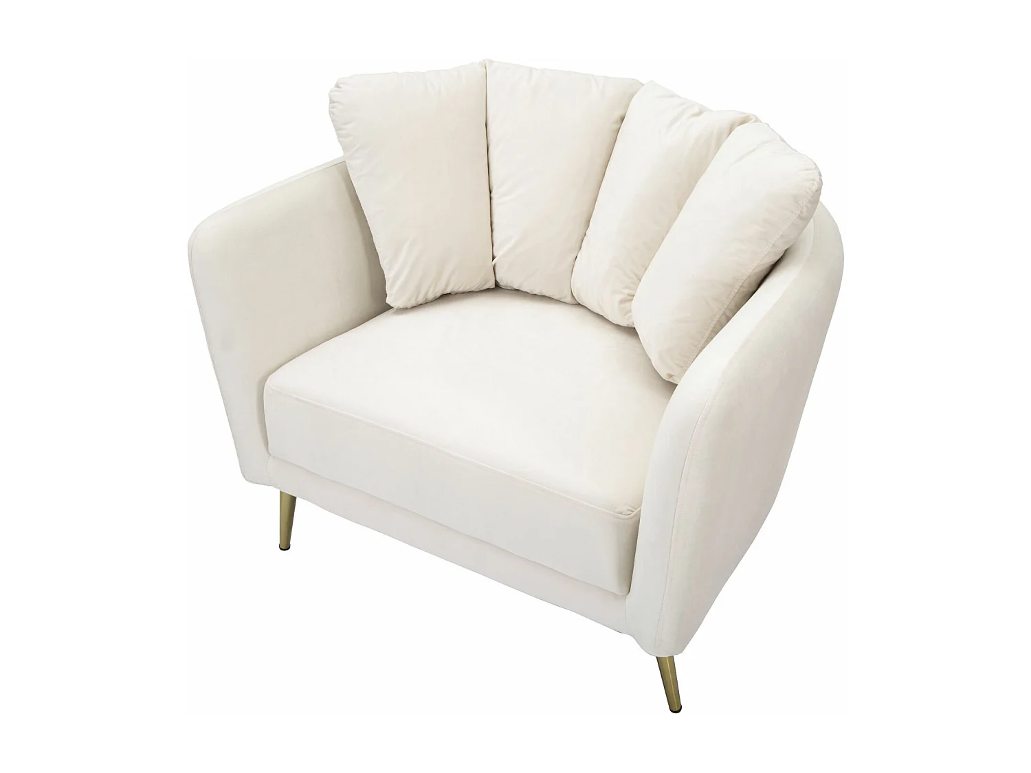 KIEV CRÈME Fauteuil 88X77X74 CM