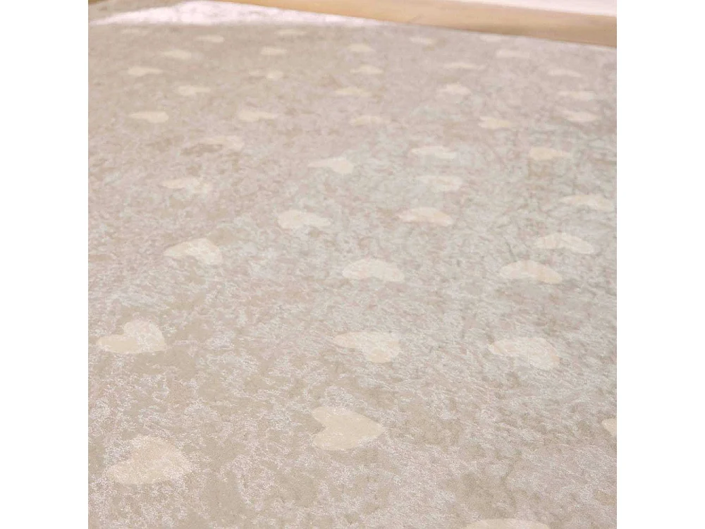 Tapis intérieur à poils courts Alix 735 beige 120 x 160 cm