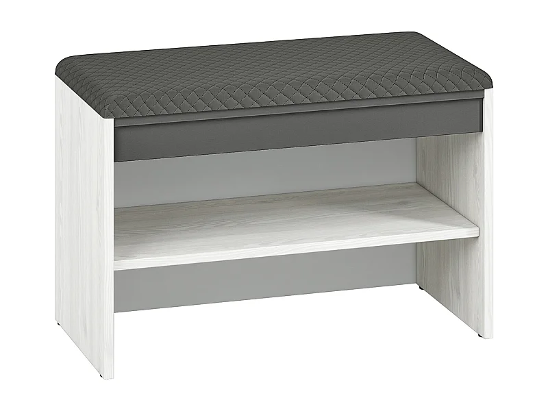 SITZBANK Hyga Pinie weiß / anthrazit 70 / 34 / 47cm