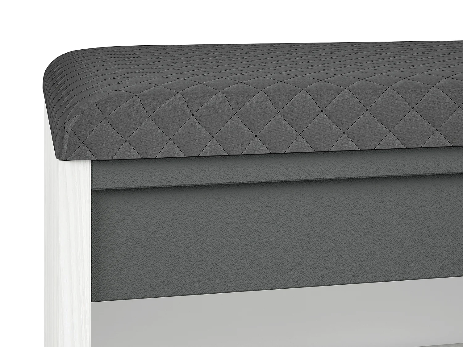 SITZBANK Hyga Pinie weiß / anthrazit 70 / 34 / 47cm