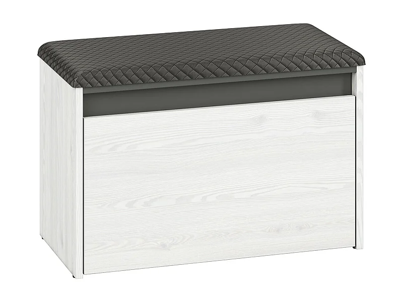 SITZBANK Hyga Pinie weiß / anthrazit 70 / 34 / 47cm