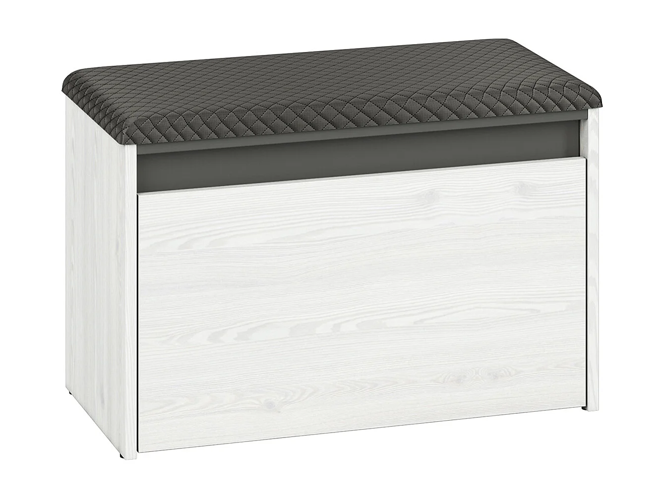 SITZBANK Hyga Pinie weiß / anthrazit 70 / 34 / 47cm