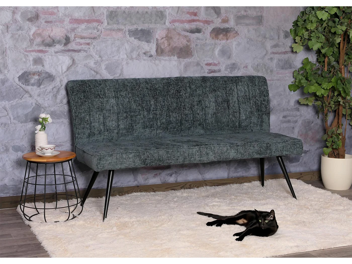 Bank MCW-K16,  blauwgroen