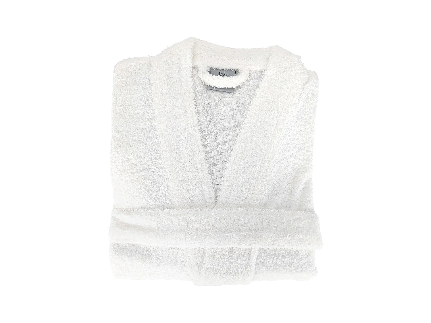 Peignoir kimono adulte PURE coton XL blanc