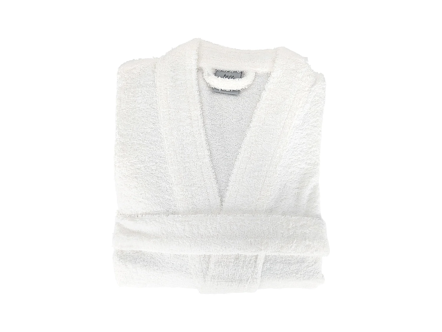 Peignoir kimono adulte PURE coton XXL blanc