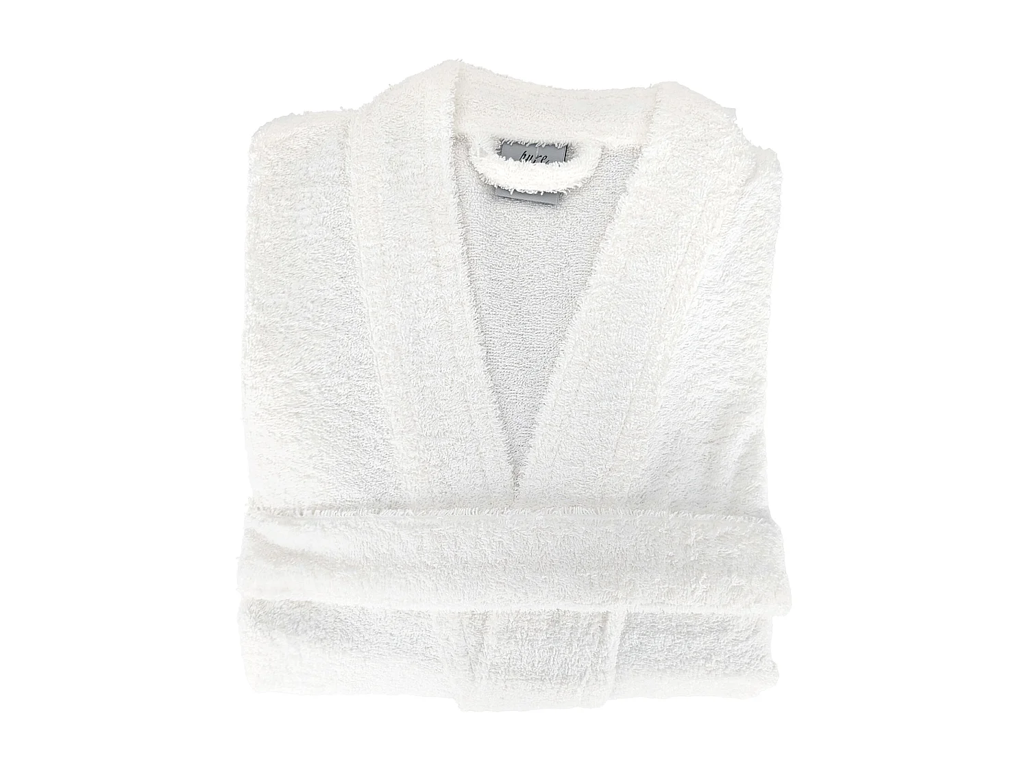 Peignoir kimono adulte PURE coton XXL blanc