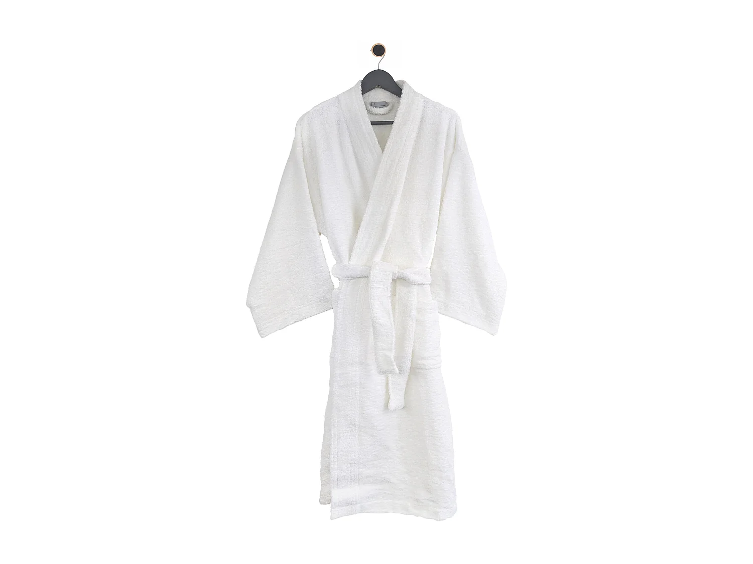 Peignoir kimono adulte PURE coton XXL blanc