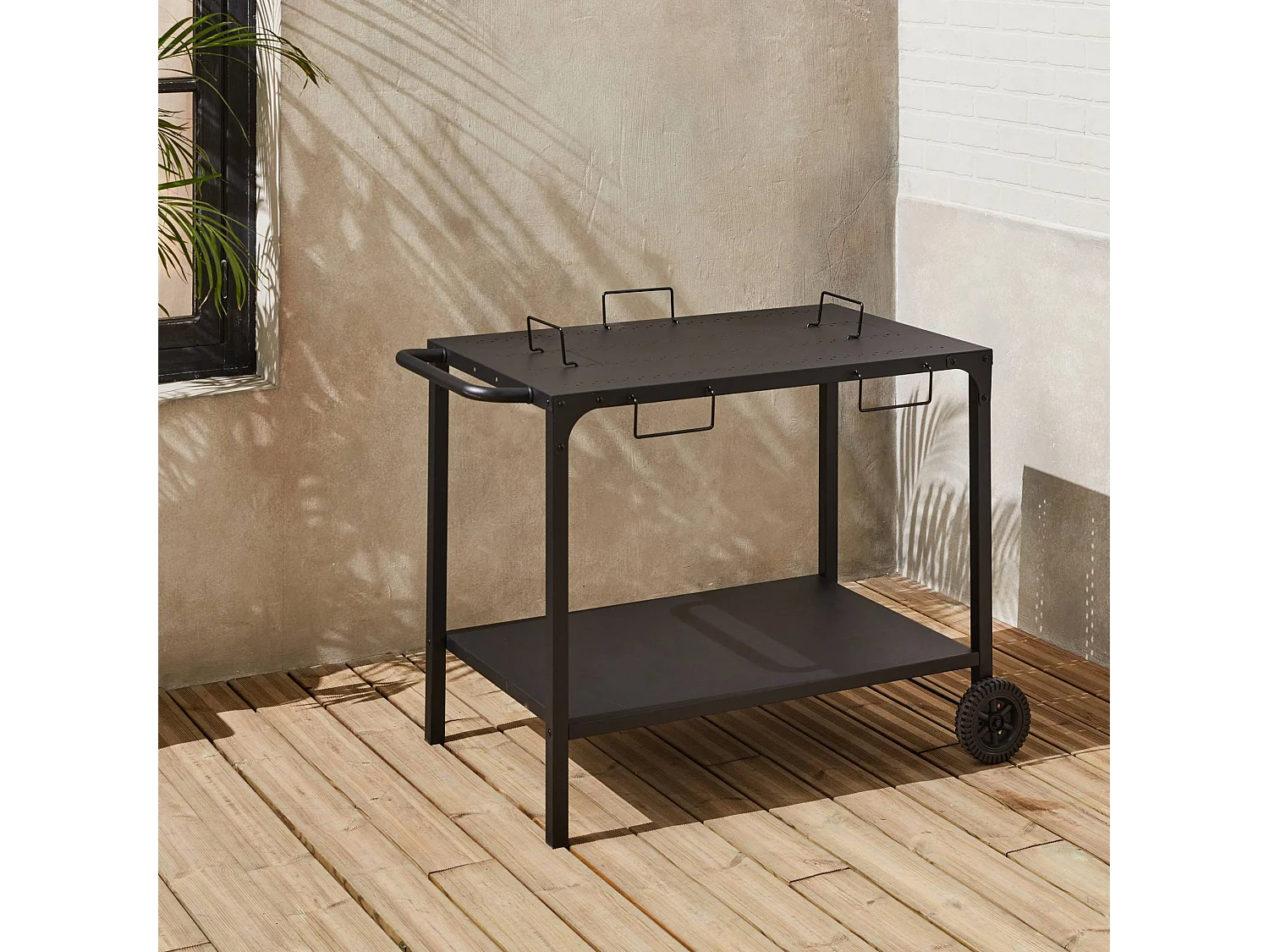 Carrello da cucina, nero