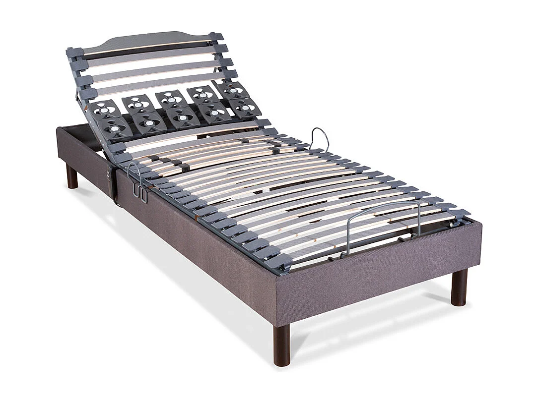 BELLECOUR LITERIE | Sommier électrique ATHENA 70x200 cm | Lattes & Plots