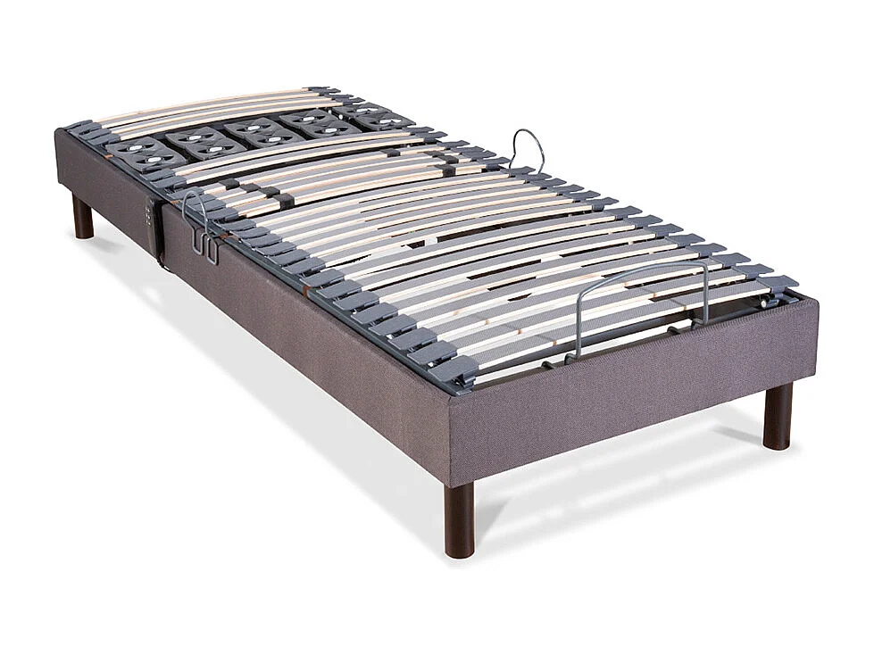 BELLECOUR LITERIE | Sommier électrique ATHENA 70x200 cm | Lattes & Plots