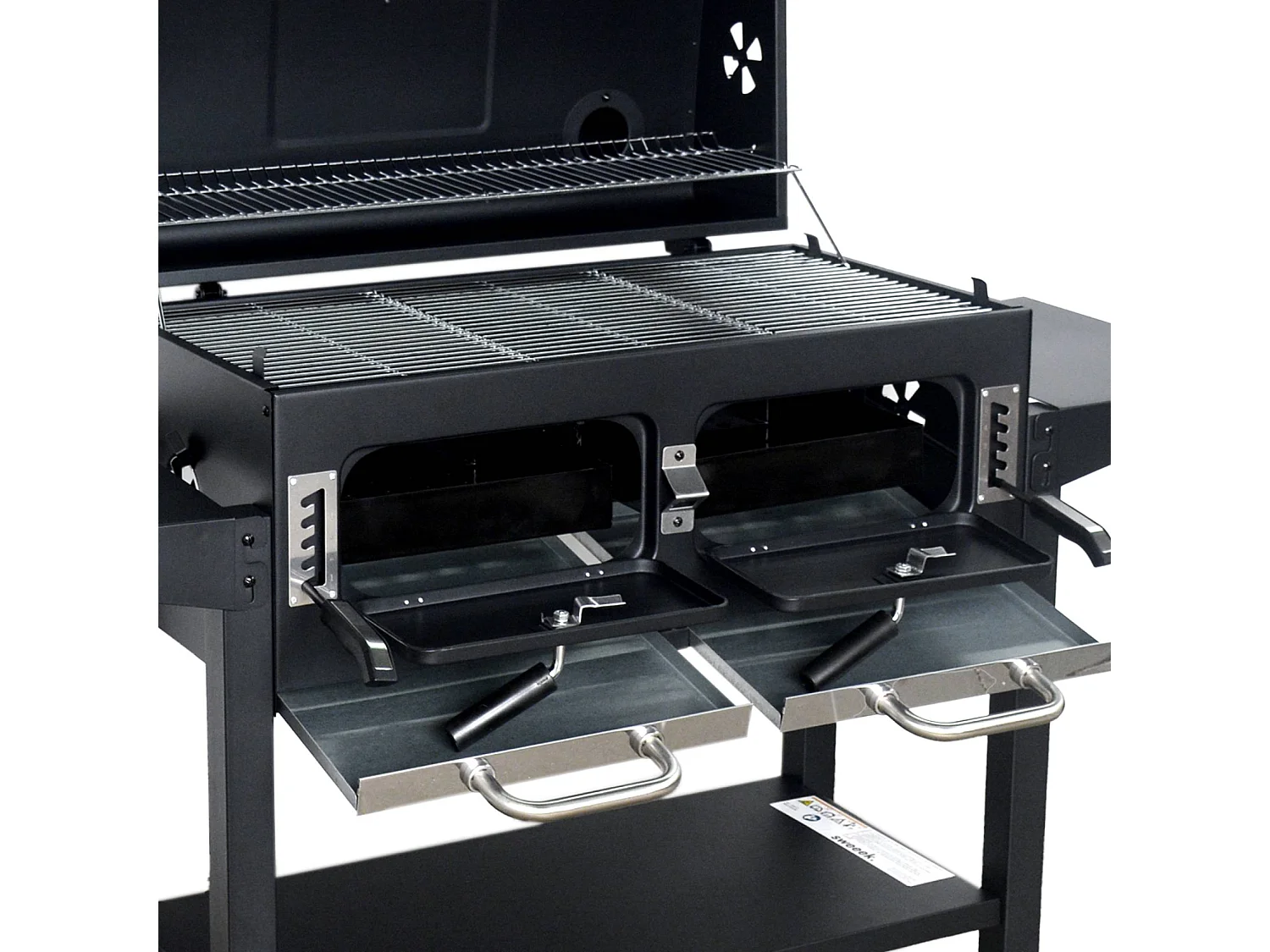 Barbecue a carbonella xl, nero