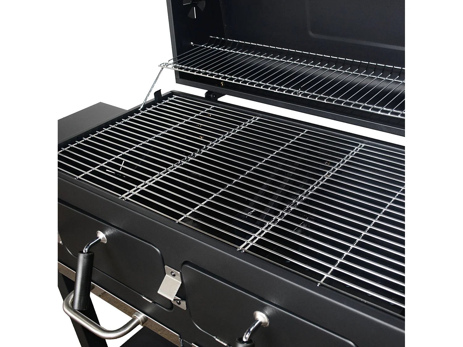 Barbacoa de carbón xl negro