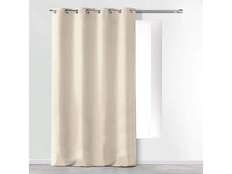 Rideau à Oeillets "Absolu" 140x260cm Naturel