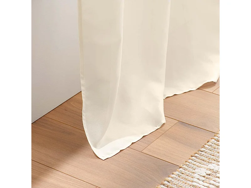 Rideau à Oeillets "Absolu" 140x260cm Naturel