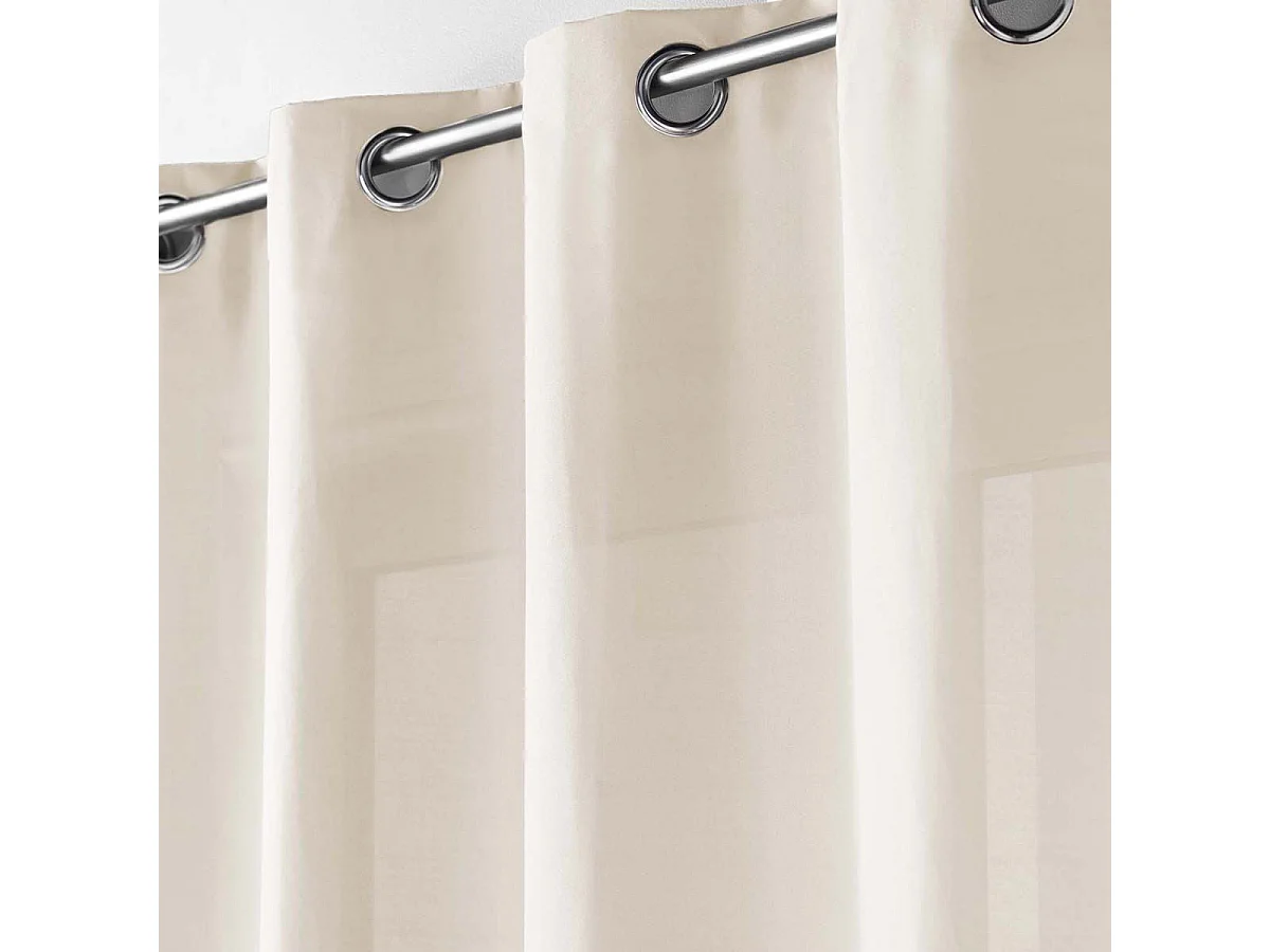 Rideau à Oeillets "Absolu" 140x260cm Naturel